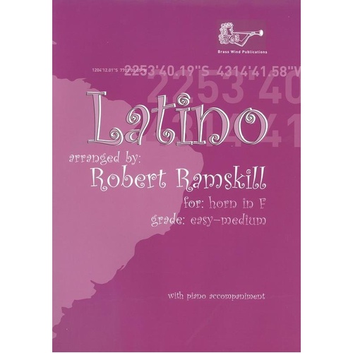Latino for F Horn by Robert Ramskill - Brass Wind Publications