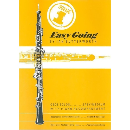 Butterworth Easy Going for Oboe by Ian Butterworth - Brass Wind Publications
