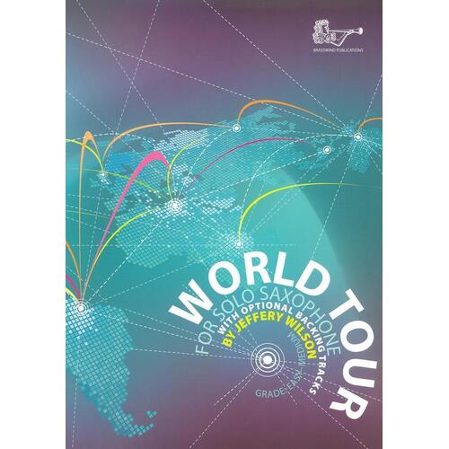World Tour For Saxophone Softcover Book/CD