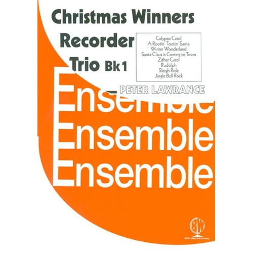 Christmas Winners Recorder Trios Book 1 (Music Score/Parts) Book