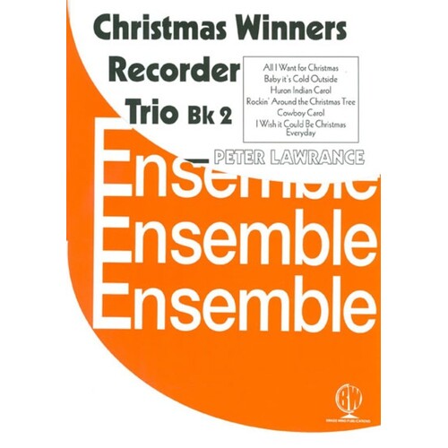 Christmas Winners Recorder Trios Book 2 (Music Score/Parts) Book