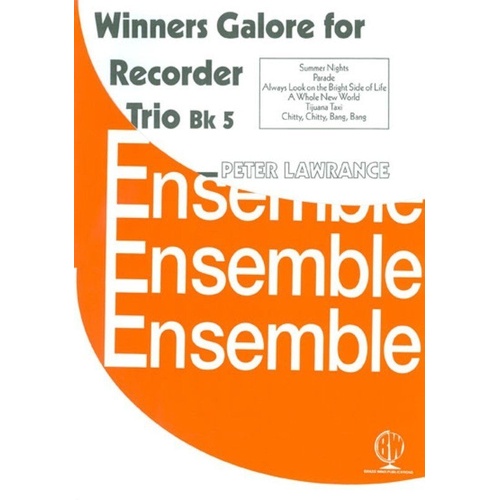 Winners Galore Recorder Trios Book 5 by Peter Lawrance
