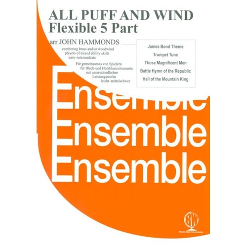 All Puff And Wind Flexible 5 Part Score/Parts Book