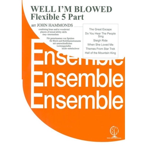 Well I'm Blowed Flexible 5 Part Ensemble by John Hammonds, Brass Wind Publications