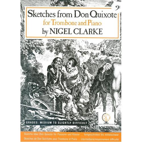 Clarke - Sketches From Don Quixote Trombone Bc (Softcover Book)