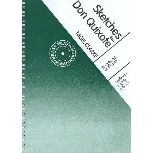 Clarke - Sketches Don Quixote Tuba/Piano Bc (Softcover Book)