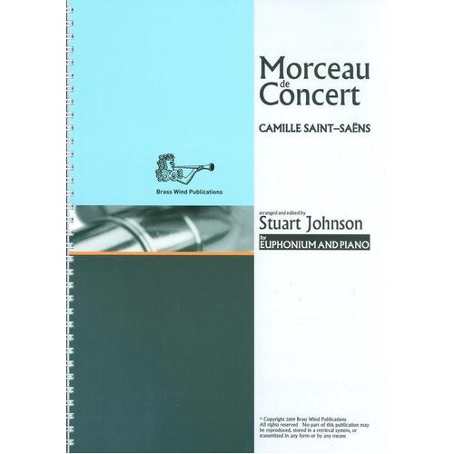 Morceau De Concert For Euphonium And Piano (Softcover Book)