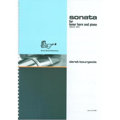 Bourgeois - Sonata For Tenor Horn Op 304 (Softcover Book)