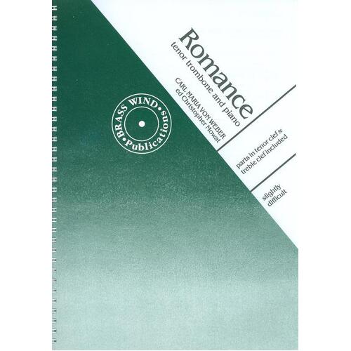 Weber - Romance Trombone/Piano (Softcover Book)