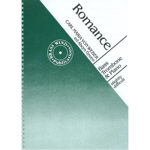 Weber - Romance Bass Trombone/Piano (Softcover Book)