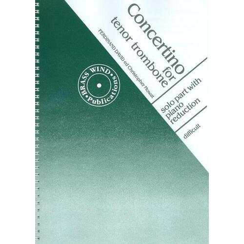 David - Concertino For Tenor Trombone (Softcover Book)