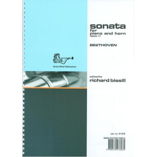 Beethoven - Horn Sonata Op 17 (Softcover Book)
