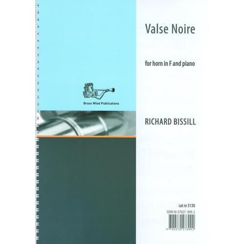 Bissill - Valse Noire French Horn/Piano (Softcover Book)