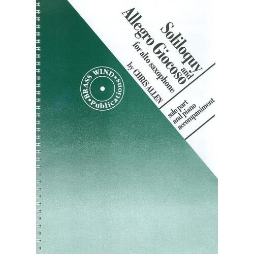 Allen - Soliliquy And Allegro Giocoso Alto Sax/Piano (Softcover Book)