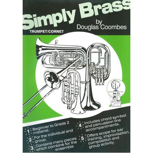 Simply Brass For Tumpet/Cornet Softcover Book/CD