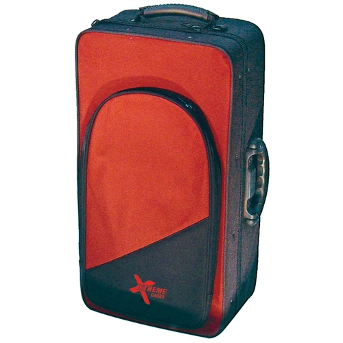 Xtreme Trumpet Case Black/Red with Backpack Straps
