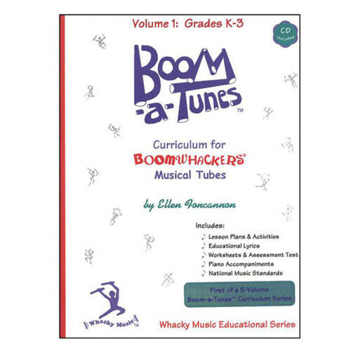 Boomwhackers Boom-A-Tunes Volume 1 Curriculum Book/CD