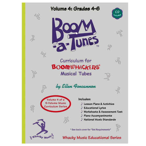 Boomwhackers Boom-A-Tunes Volume 4 Curriculum Book/CD