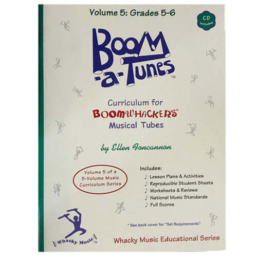 Boomwhackers Boom-A-Tunes Volume 5 Curriculum Book/CD