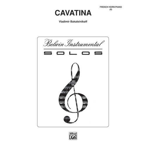 Cavatina French Horn Solos/Piano