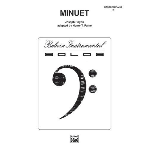 Minuet Bassoon/Piano