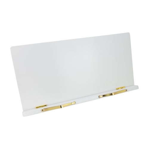 Crown Wooden Music Holder for Digital Pianos - White Finish