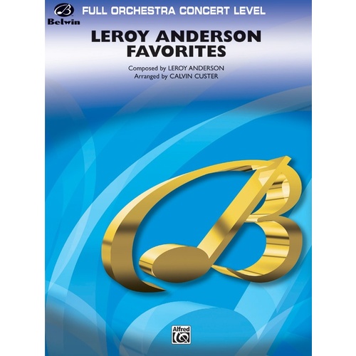 Leroy Anderson Favorites Full Orchestra Gr 3.5