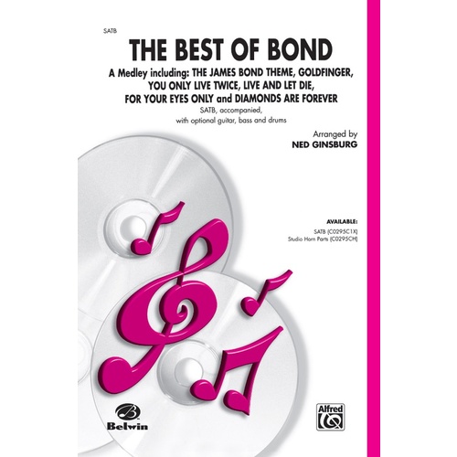 Best of Bond Medley SATB Choral Sheet Music