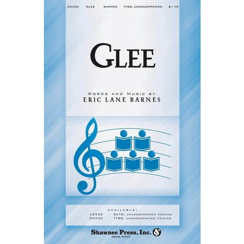 Glee Unaccompanied TTBB A Cappella Book