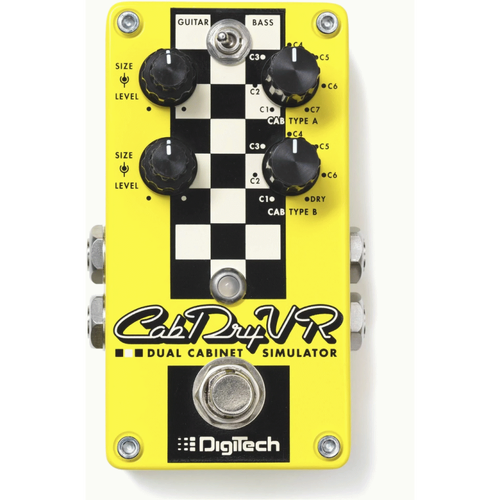 Digitech CabDry VR Cab Emulator Pedal with 14 Cabinet Impulse Responses