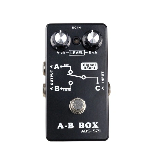 Crossfire AB Box Single Input to Double Output Switcher Pedal