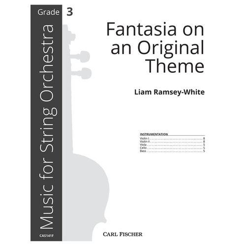 Ramsey-White - Fantasia On An Original Theme So3 Full Score Score