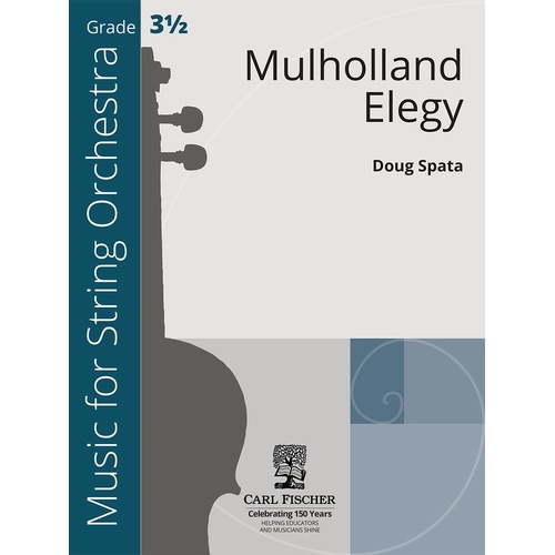Mulholland Elegy So3.5 Sc/Pts Score/Parts