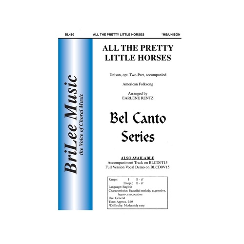 All the Pretty Little Horses String Orchestra Sheet Music Gr 3 - Townsend Douglas