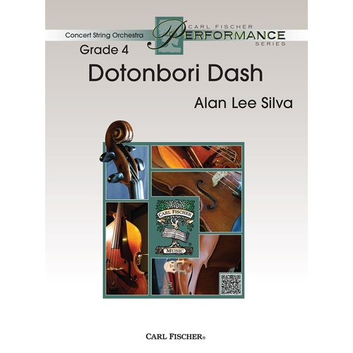 Dotonbori Dash SC/PTS String Orchestra by Alan Lee Silva, Carl Fischer, 110 Pages