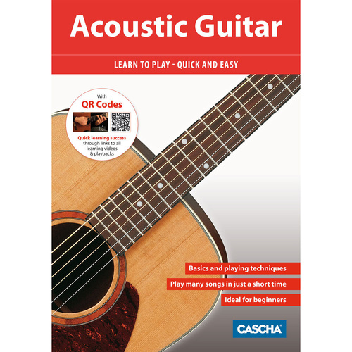 Cascha Learn To Play Acoustic Guitar Method Book with Online Video Access