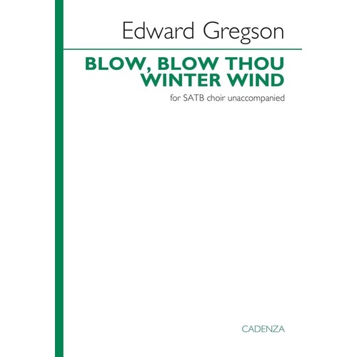Blow Blow Thou Winter Wind SATB A Cappella