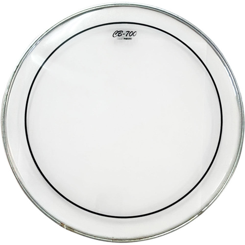 CB-700 Pinstripe Clear Batter Drum Head 18" - Remo, Two-layer 7-mil Mylar, Center-focused tone, Reduced overtones, Ideal for snare and toms