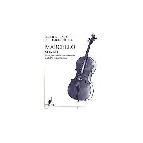 Marcello - Sonata No. 3 in A Minor for Cello and Piano by Schott Music