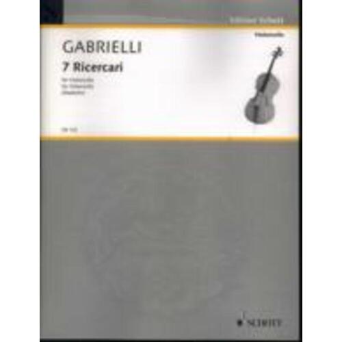 Ricercari 7 Vlc Solo Book