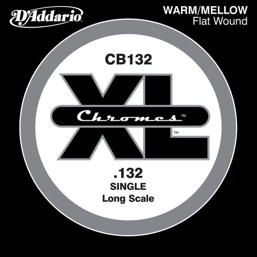 D'Addario CB032 Chromes Bass Guitar Single String, .132