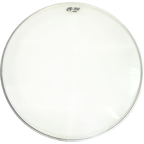 CB-700 Powerstroke Clear Bass Drum Head 24" - Remo, Single-Ply, Integrated Damping Ring, Punchy Tone, Ideal for Pop and Rock