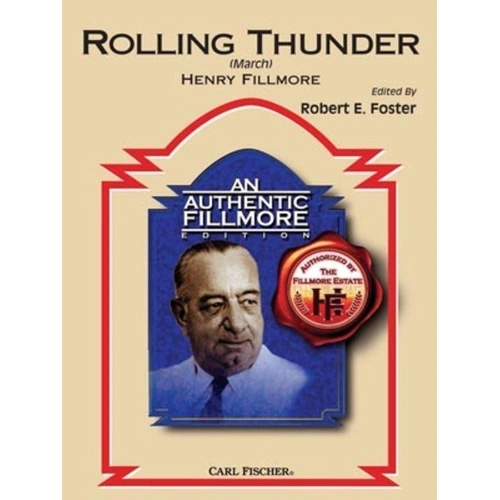 Rolling Thunder CB3 SC/PTS by Henry Fillmore, Carl Fischer Authentic Fillmore Edition