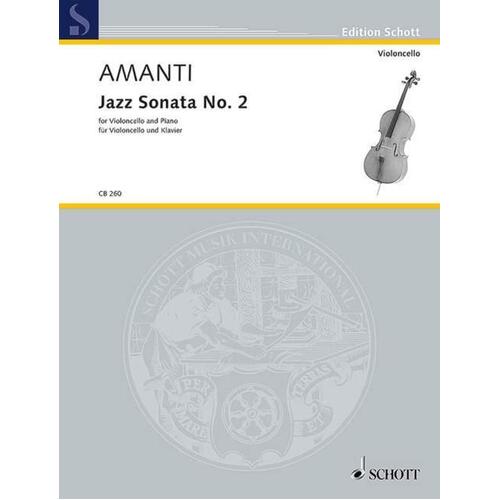 Amanti - Jazz Sonata No 2 Cello/Piano (Softcover Book)