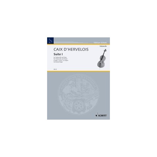 D'Hervelois Suite I A Major for Cello and Piano - Schott Music, 20 Pages