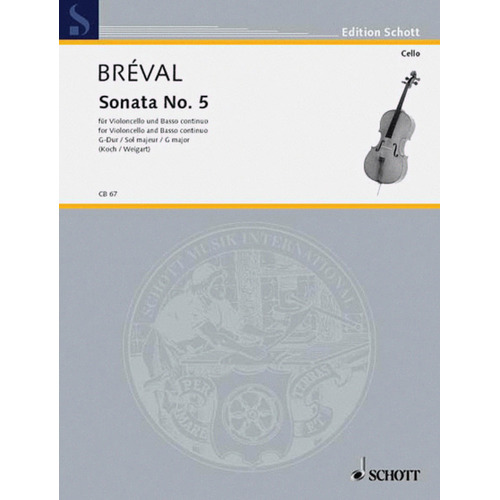 Sonata No 5 G Vc/Piano Book