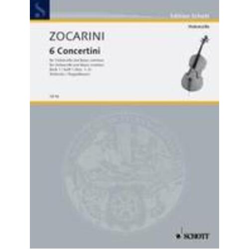 6 Concertini Book 1 Vc Piano (Softcover Book)