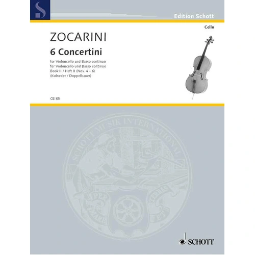 6 Concertini Book 2 for Cello and Bass Clef