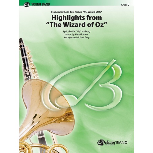 Highlights From The Wizard Of Oz Concert Band Gr 2
