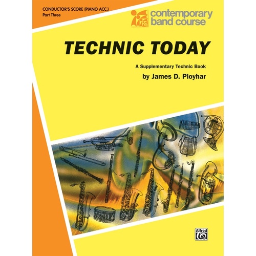 Technic Today Part 3 Conductor Score for Piano Accompaniment